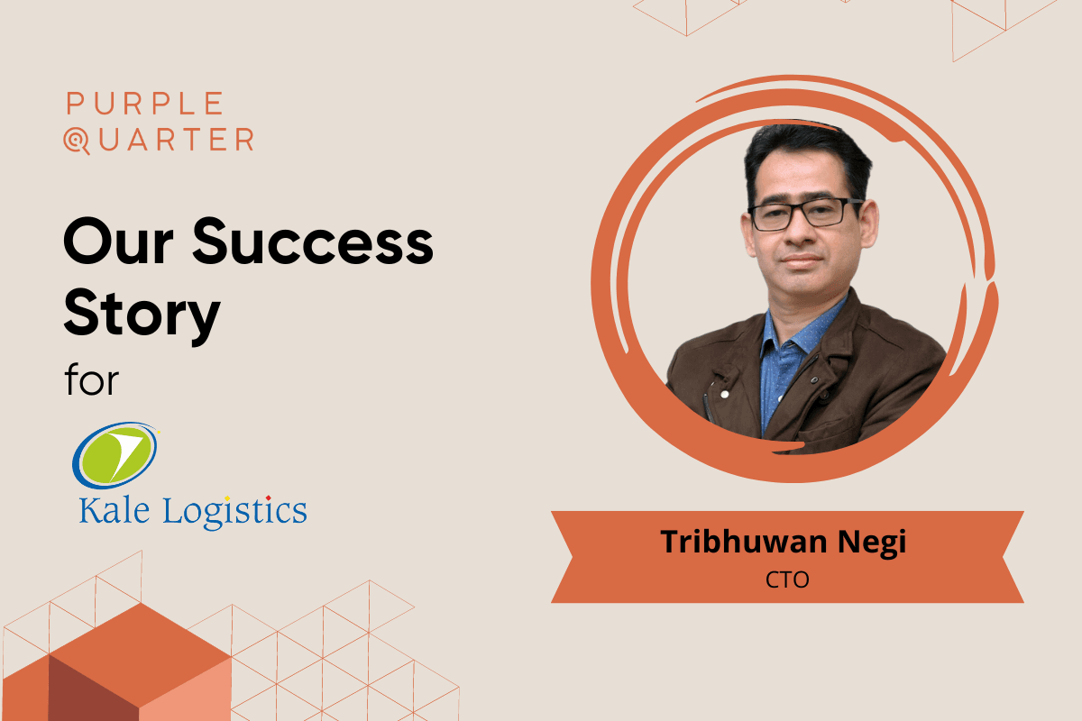 Transformation First: Kale Logistics Onboards Tribhuwan Negi as the CTO