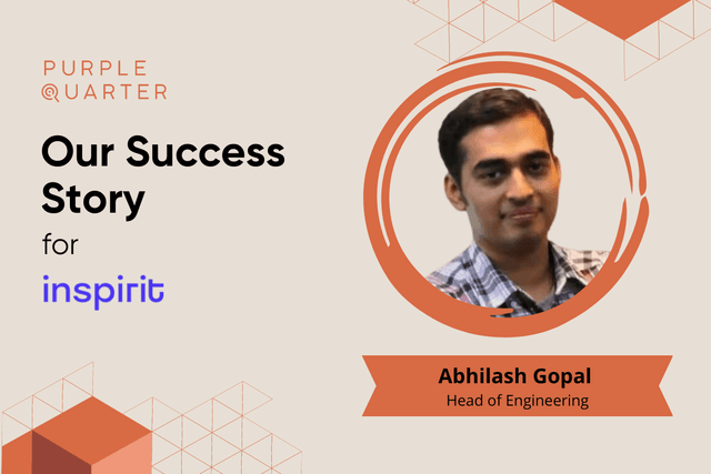 California-based Inspirit Finds the Right Fit with Ex-Microsoft Techie, Abhilash Gopal Joins as Head of Engineering California-based Inspirit Finds the Right Fit with Ex-Microsoft Techie, Abhilash Gopal Joins as Head of Engineering