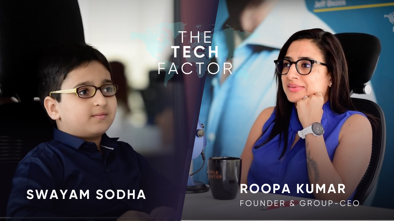 swayam sodha on the tech factor