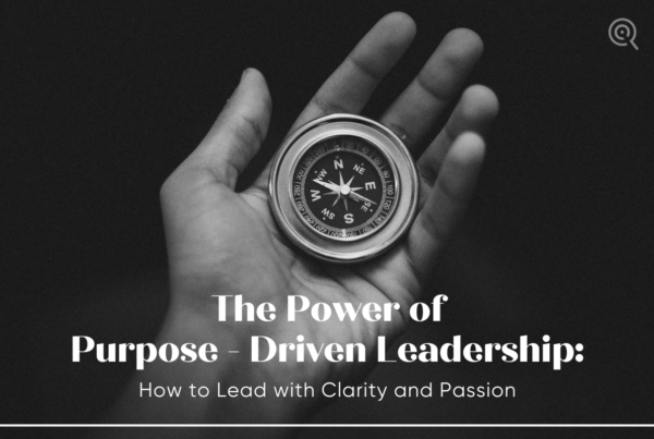 Leading with a purpose